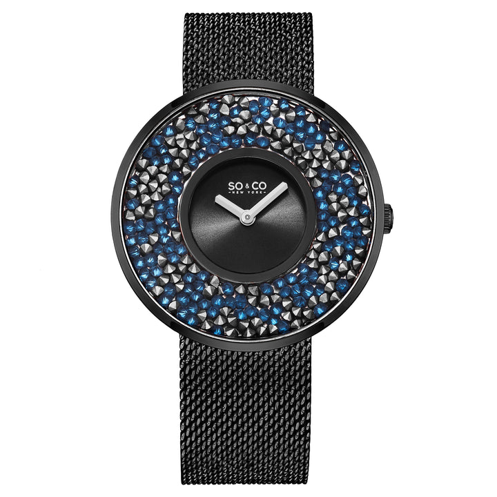 Chelsea Black/Stainless Steel | Black Dial