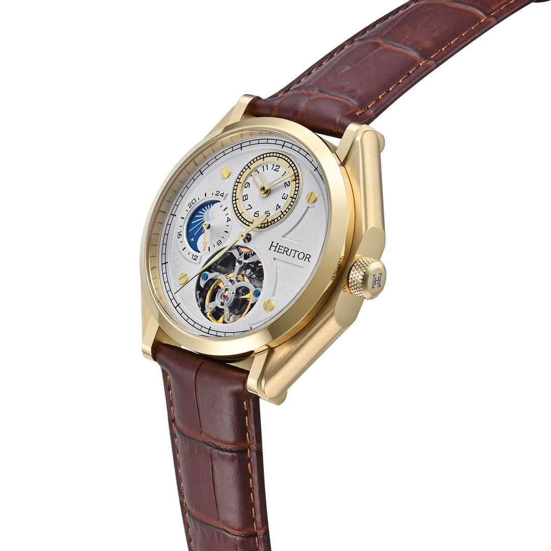 Antoni Gold / Brown | Silver Dial