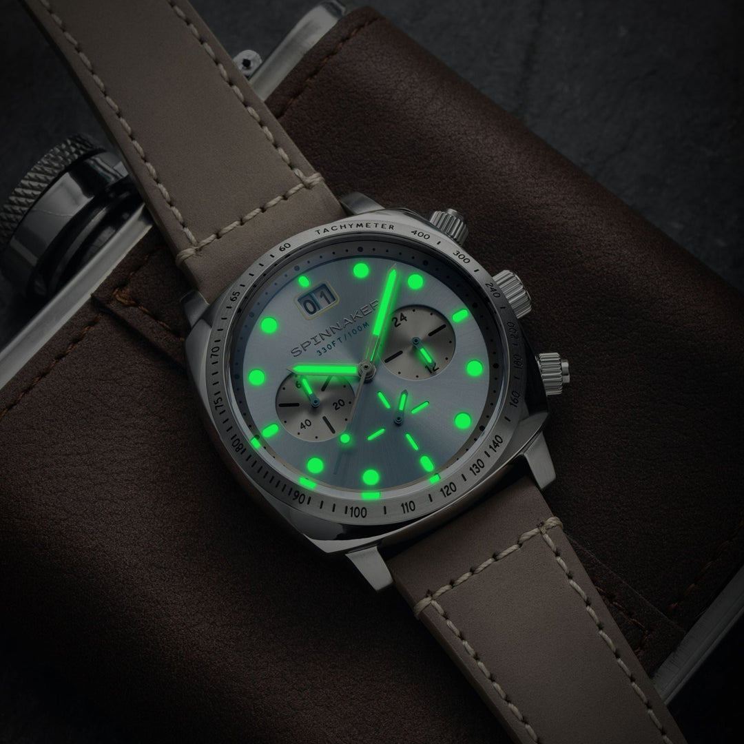Hull Chronograph Blue / Leather | Blue Dial