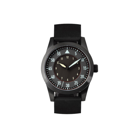 FLIEGER BLACKOUT SPORT 39MM | Black and Grey Dial