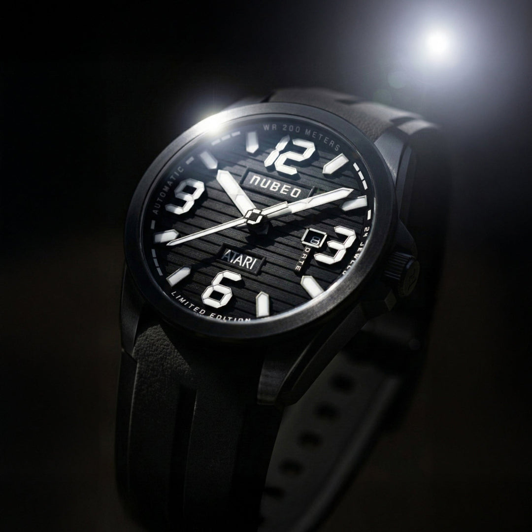 Torrent Automatic Atari Rainbow Limited Edition Black / Black Rubber Black Dial