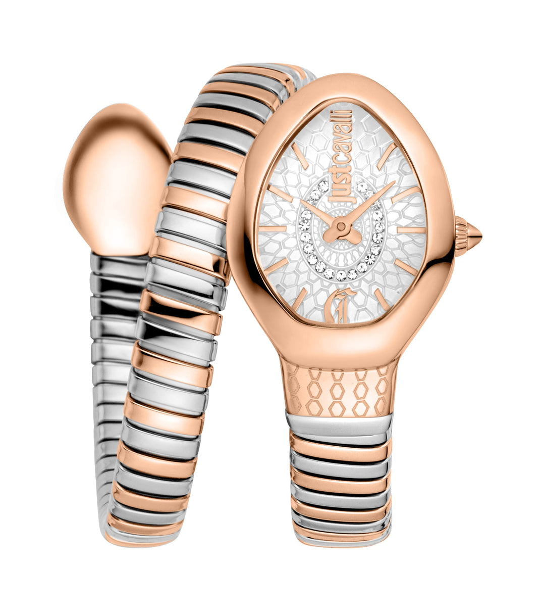 Eclisse 22mm / Silver / Silver and Rose Gold | Silver Dial