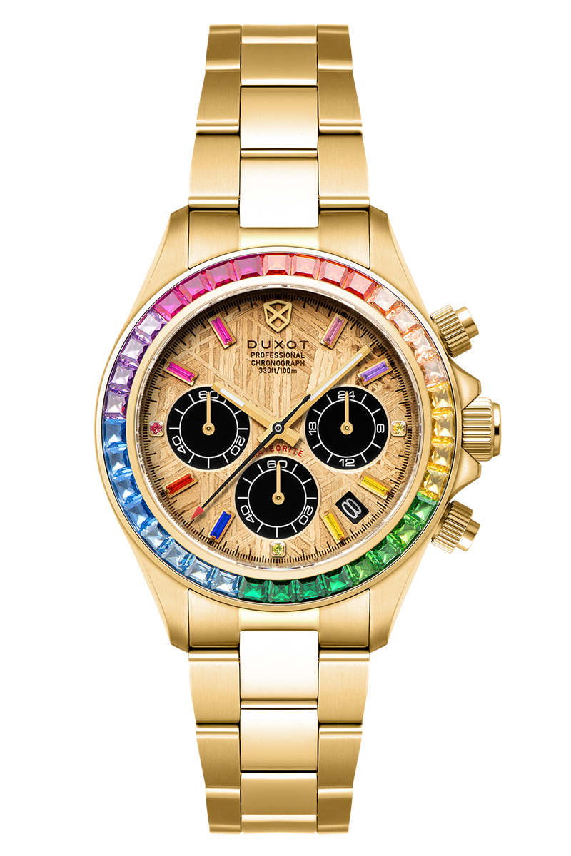 Accelero Meteorite Chronograph Limited Edition Gold / Stainless Steel | Gold Dia