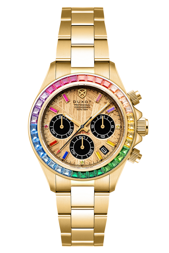 Accelero Meteorite Chronograph Limited Edition Gold / Stainless Steel | Gold Dia