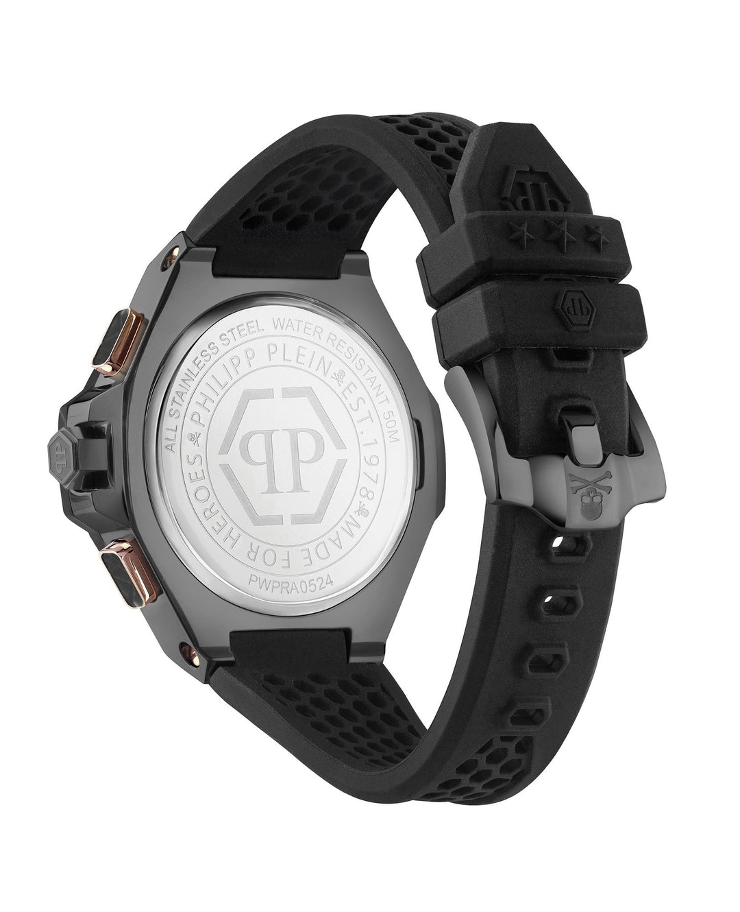 CHRONO ROYAL Black / Silicone | Black Dial