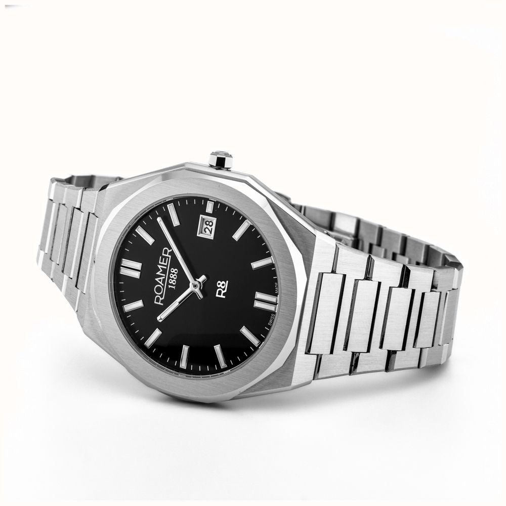 Roamer R8 Black Dial / Stainless Steel Black Dial