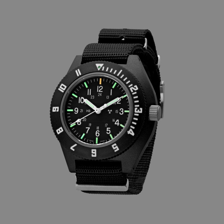 Navigator Analogue Quartz Black US Gov/Def Std Matte Black Dial
