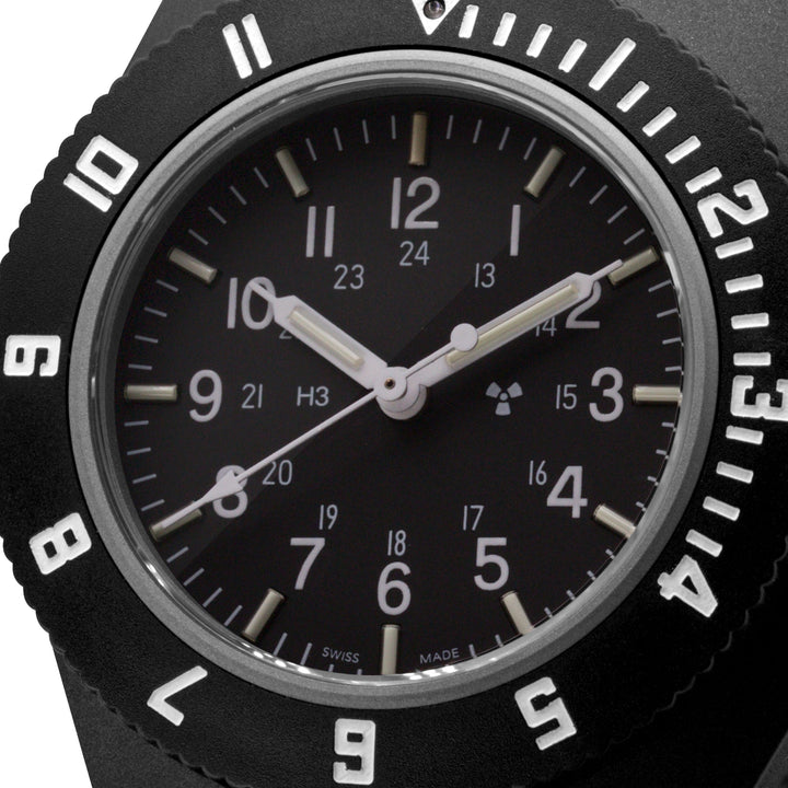 Navigator Analogue Quartz Black US Gov/Def Std Matte Black Dial