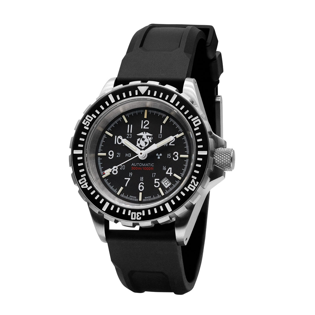 Dive SS/BKSS 3PC RUBBER (WW194006SS-0230) | Black Dial