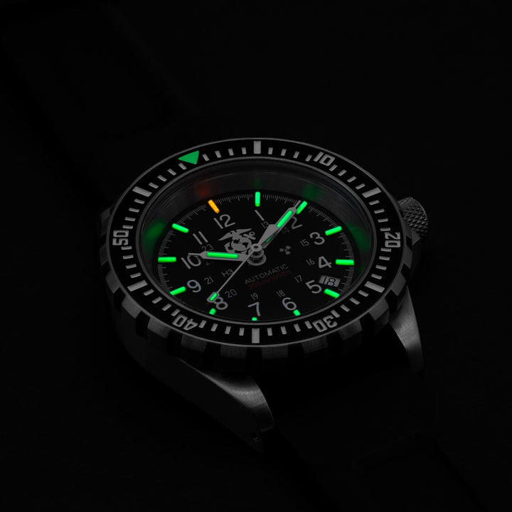 Dive SS/BKSS 3PC RUBBER (WW194006SS-0230) | Black Dial