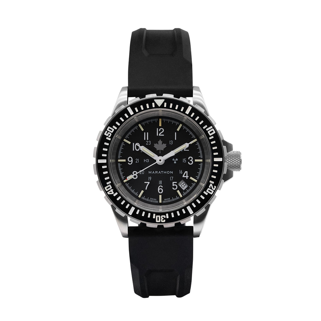 Dive SS/BKSS 3PC RUBBER (WW194006SS-0330) | Black Dial