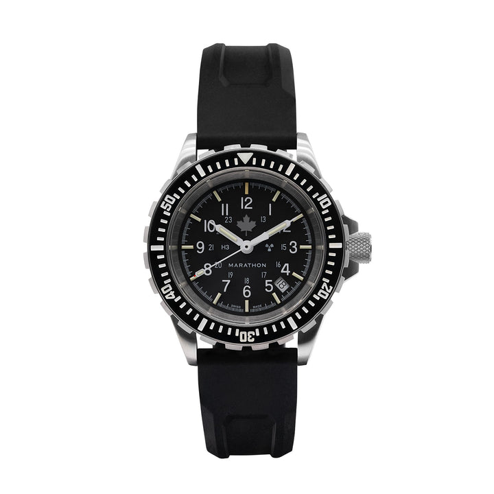 Dive SS/BKSS 3PC RUBBER (WW194006SS-0330) | Black Dial