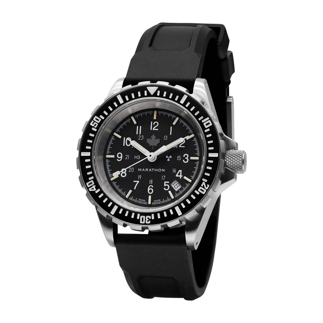 Dive SS/BKSS 3PC RUBBER (WW194006SS-0330) | Black Dial