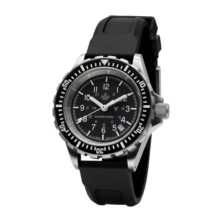 Dive SS/BKSS 3PC RUBBER (WW194006SS-0330) | Black Dial