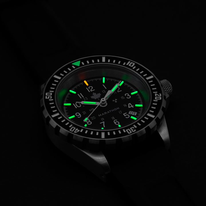 Dive SS/BKSS 3PC RUBBER (WW194006SS-0330) | Black Dial