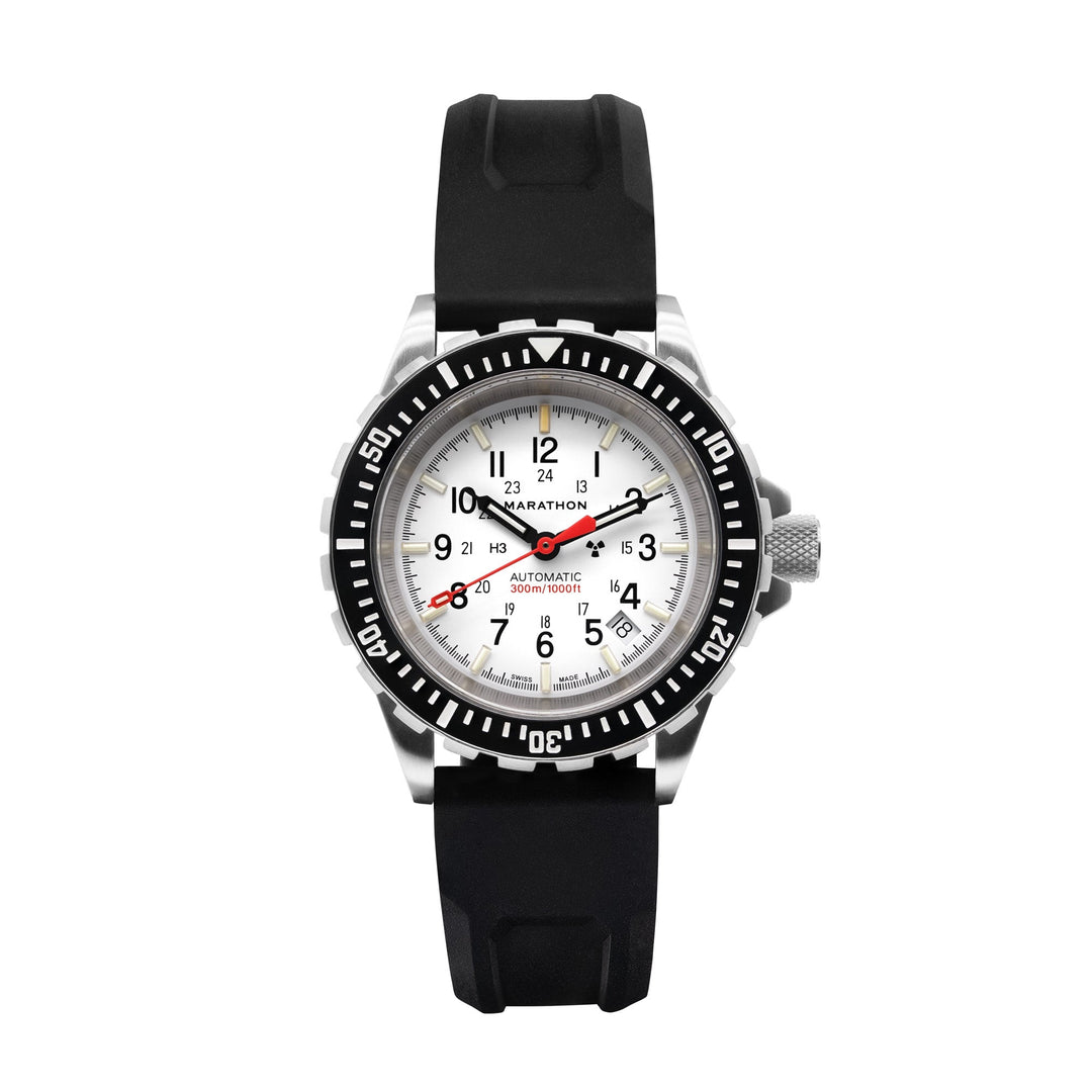 Dive SS/BKSS 3PC RUBBER (WW194006SS-0530) | White Dial