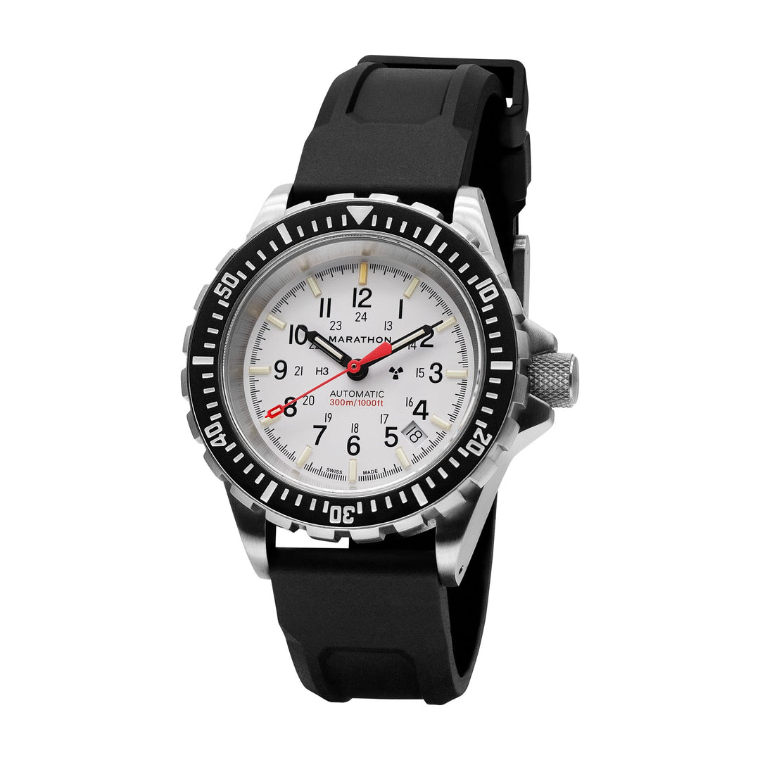 Dive SS/BKSS 3PC RUBBER (WW194006SS-0530) | White Dial
