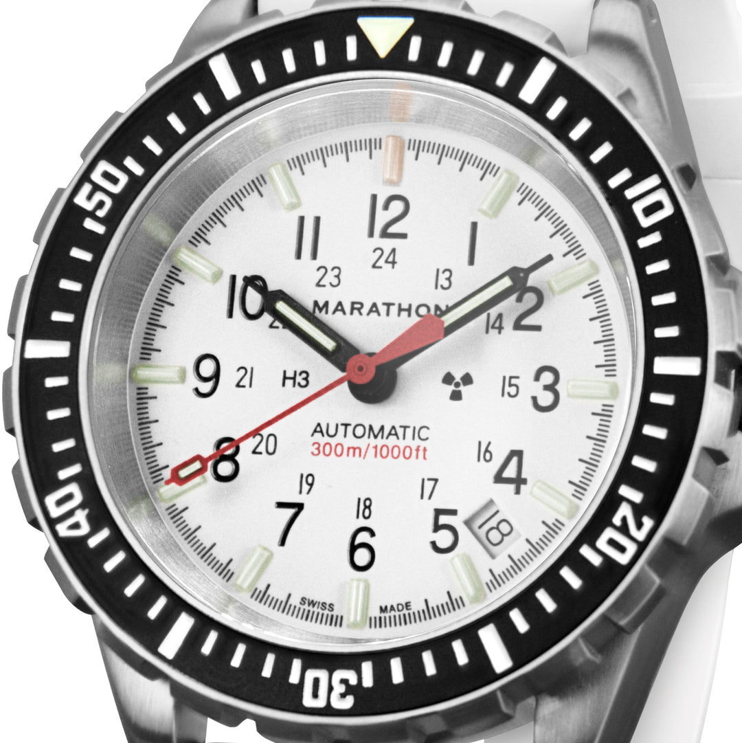 Dive SS/BKSS 3PC RUBBER (WW194006SS-0530) | White Dial