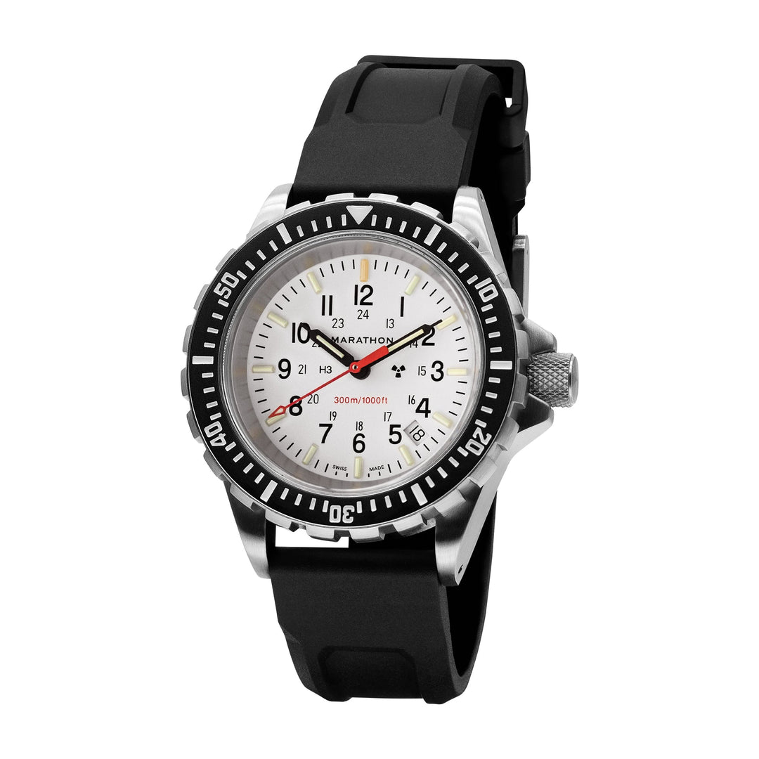 Dive SS/BKSS 3PC RUBBER (WW194007SS-0530) | White Dial