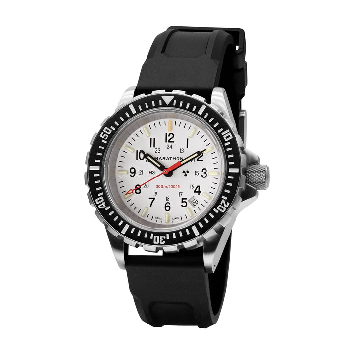 Dive SS/BKSS 3PC RUBBER (WW194007SS-0530) | White Dial