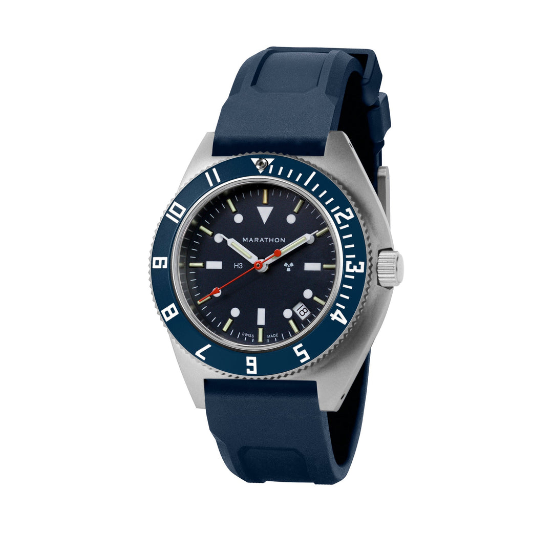 NAV, DATE,QUARTZ, SAPH, BLUE YONDER, COL: SS/BLPS 3PC RUBBER BLUE YONDER NAVIGAT