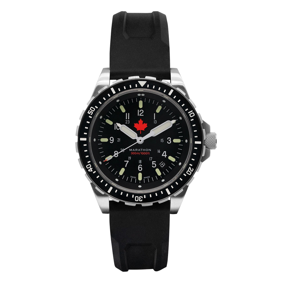 Dive SS/BKSS 3PC RUBBER (WW194018SS-0430) | Black Dial