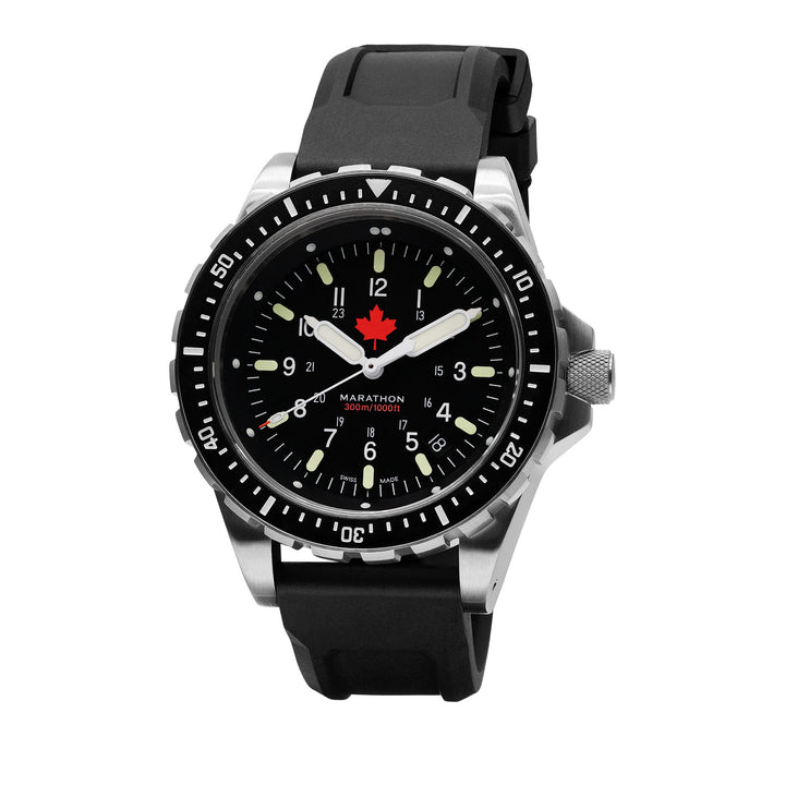 Dive SS/BKSS 3PC RUBBER (WW194018SS-0430) | Black Dial
