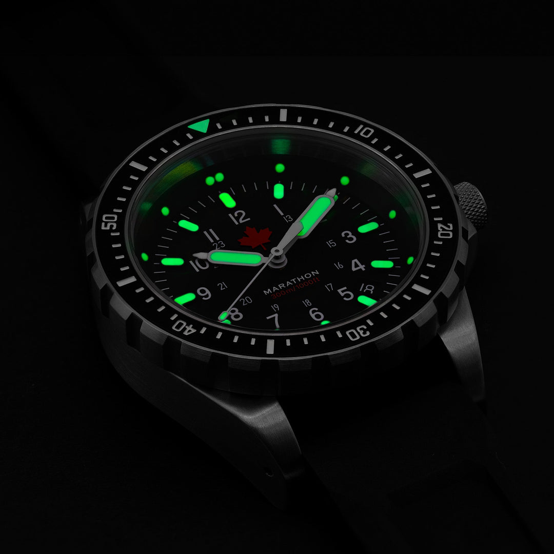 Dive SS/BKSS 3PC RUBBER (WW194018SS-0430) | Black Dial