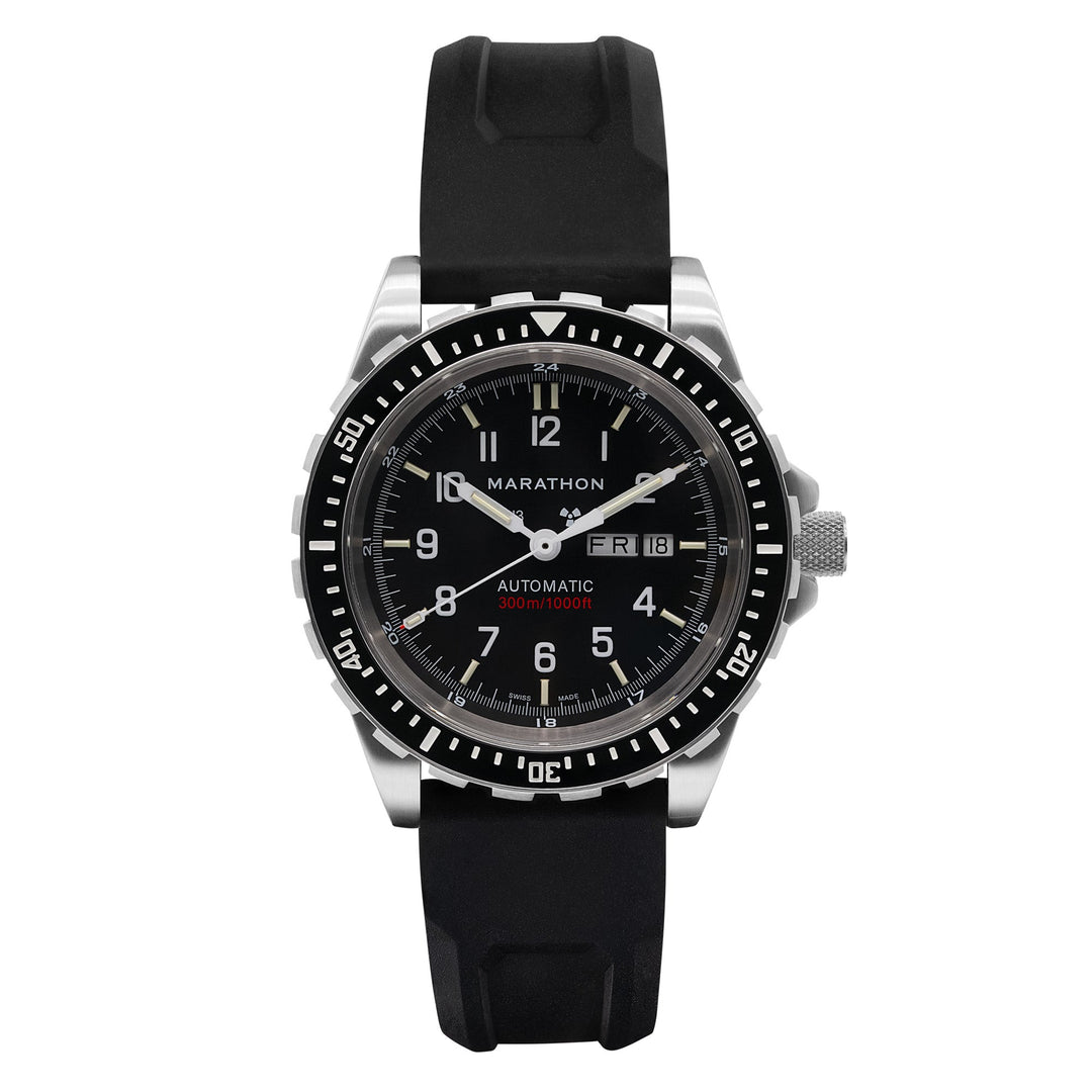 Dive SS/BKSS 3PC RUBBER (WW194021SS-0130) | Black Dial