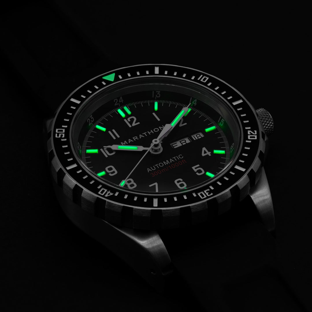 Dive SS/BKSS 3PC RUBBER (WW194021SS-0130) | Black Dial