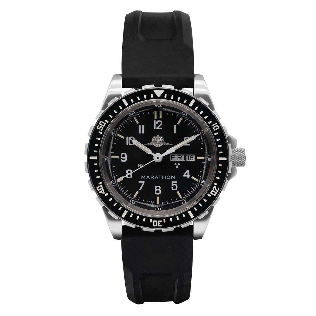 Dive SS/BKSS 3PC RUBBER (WW194021SS-0730) | Black Dial