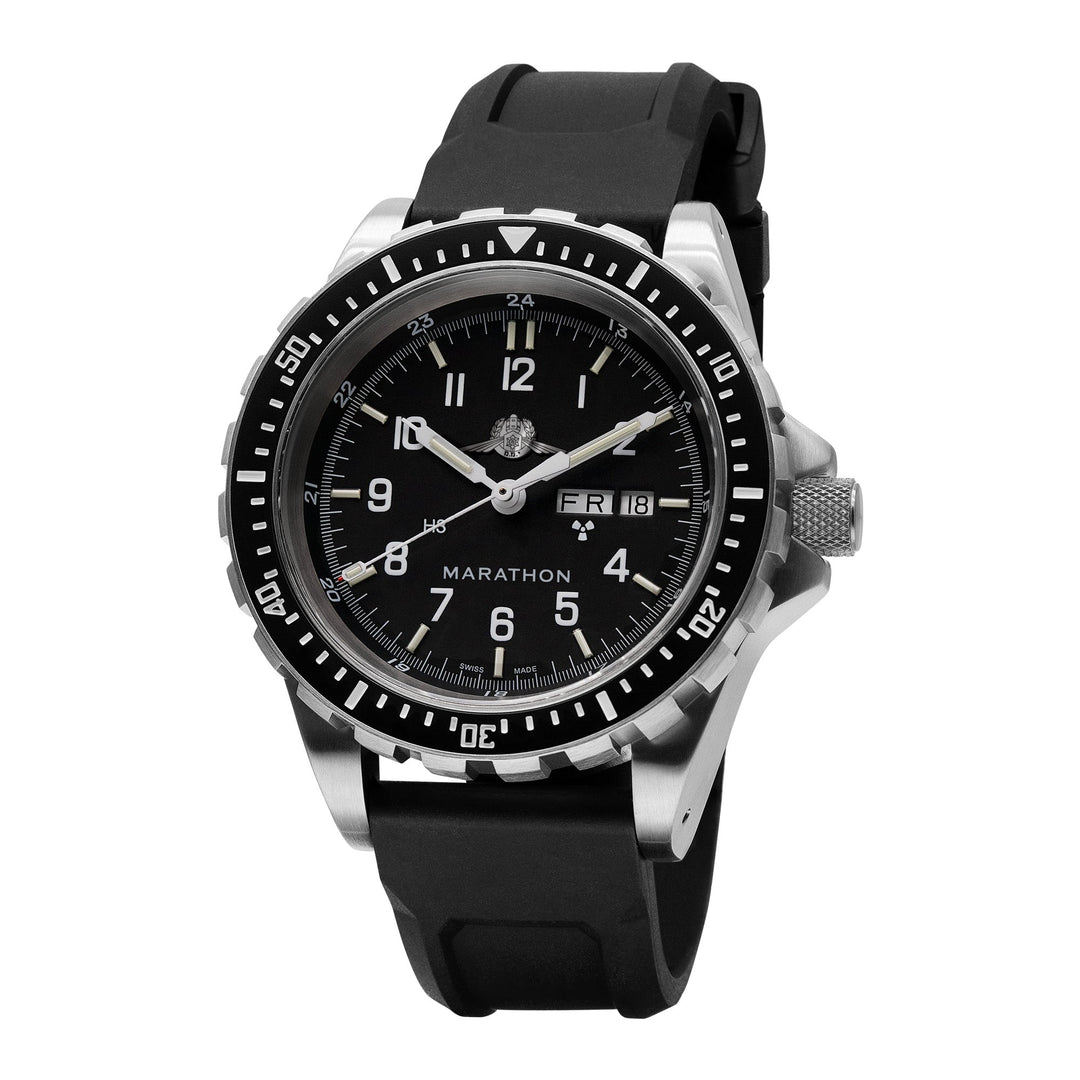 Dive SS/BKSS 3PC RUBBER (WW194021SS-0730) | Black Dial