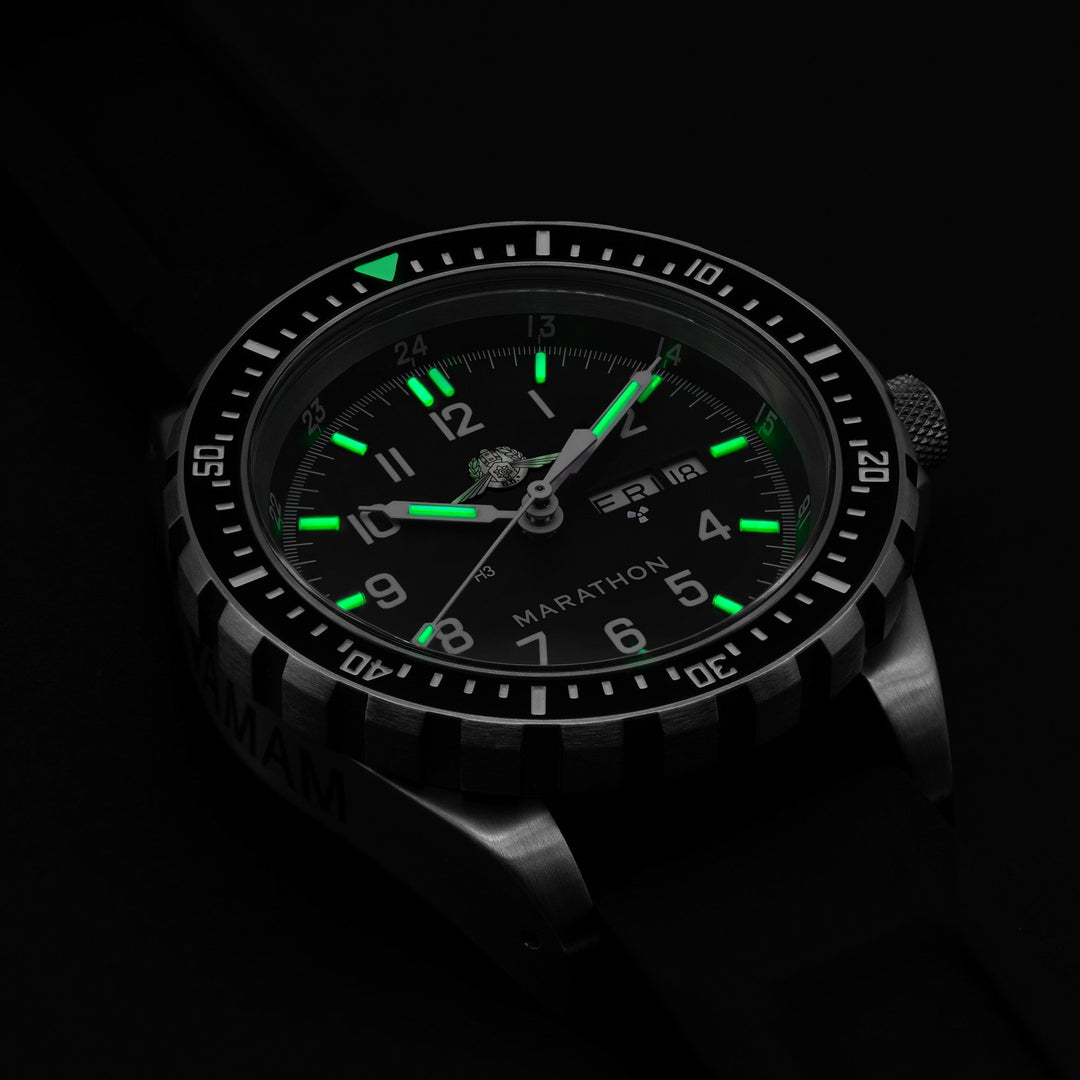 Dive SS/BKSS 3PC RUBBER (WW194021SS-0730) | Black Dial