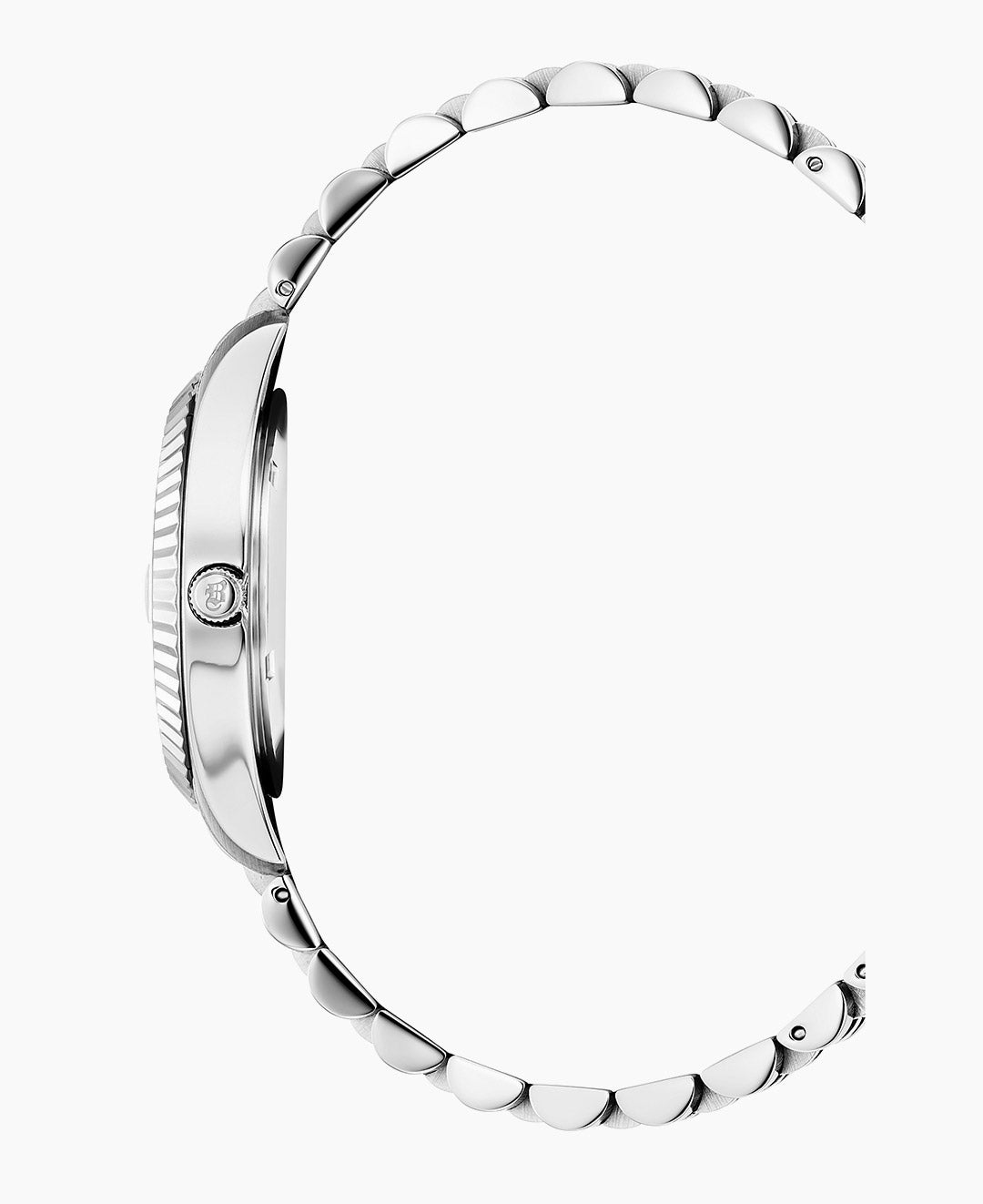 Inspiration Roman Mother of pear dial, stainless steel bracelet Mother-of-Pearl 