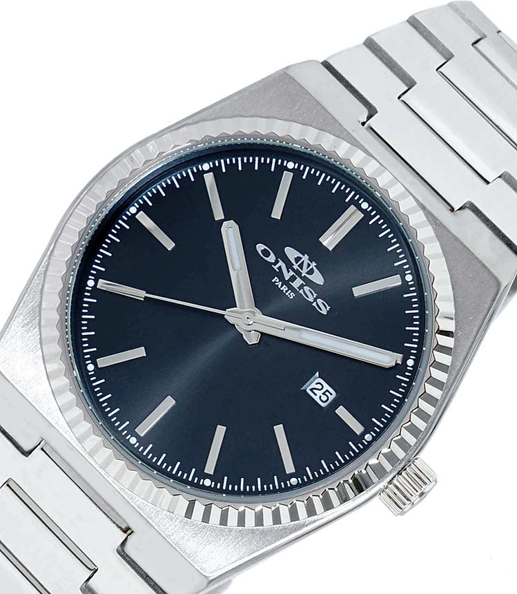 Stratos Date Black Dial / Stainless Steel Bracelet Black Dial