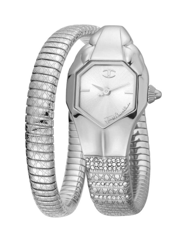 Snake 22mm / Silver / Silver Silver Dial