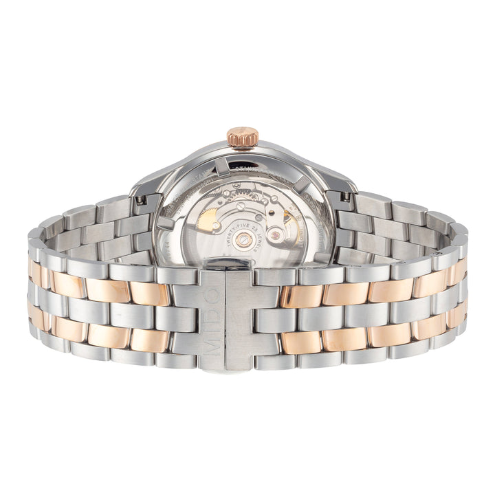 Belluna II 40mm / Silver / Silver and Rose Gold Silver Dial