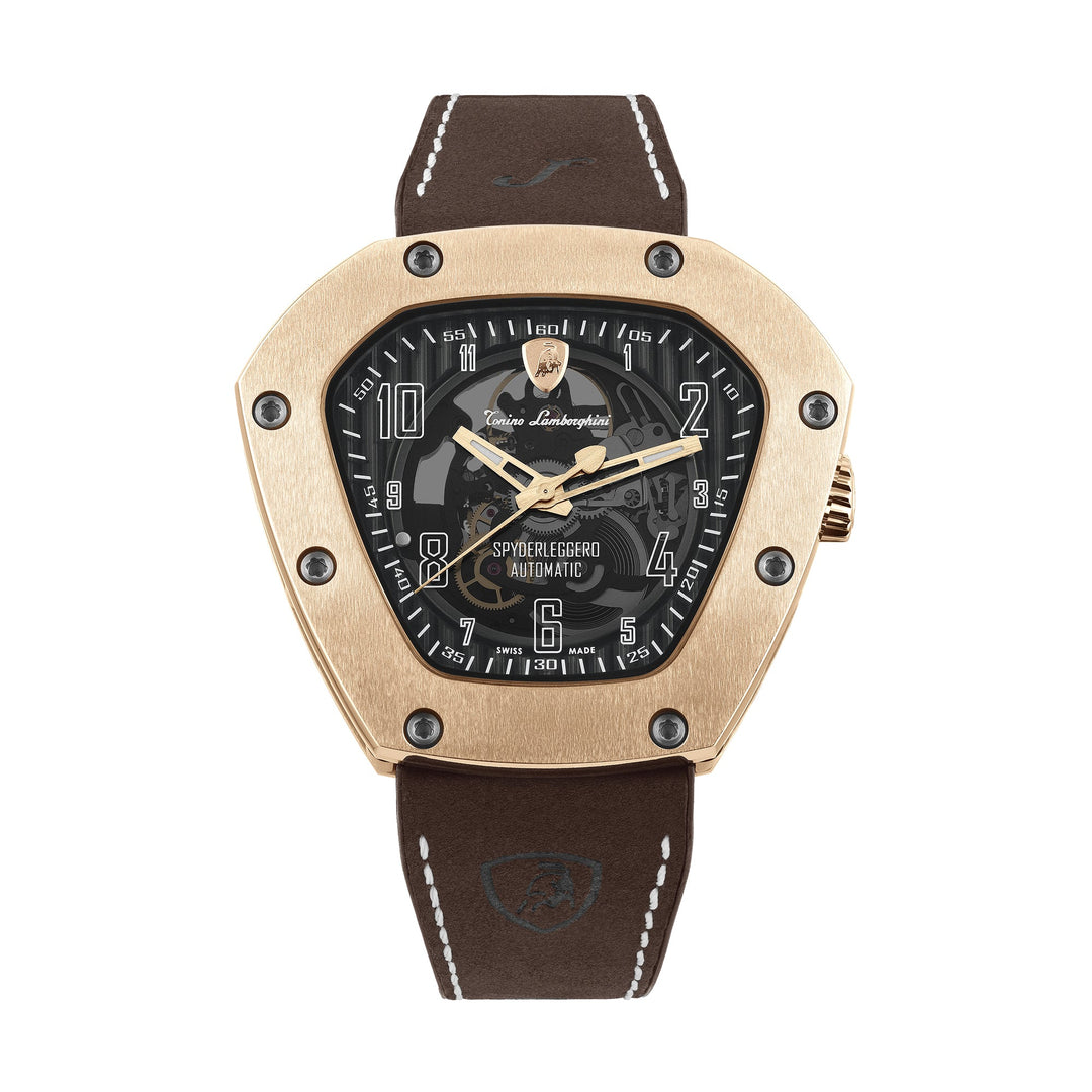 Spyderleggero Skeleton ROSE GOLD (Extended Ship Time from Switzerland) Black Dia