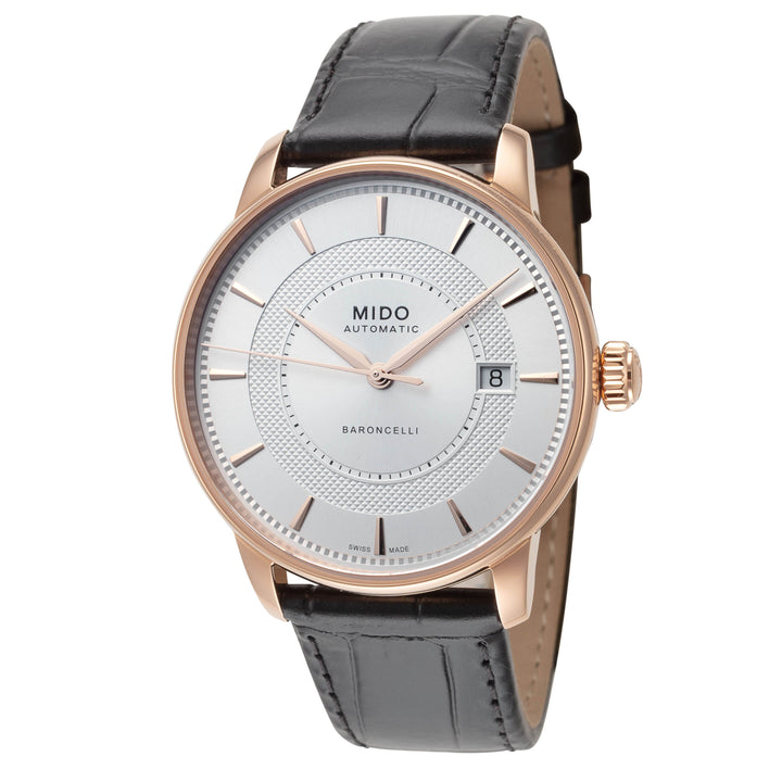 Baroncelli 39mm / Silver / Black | Silver Dial