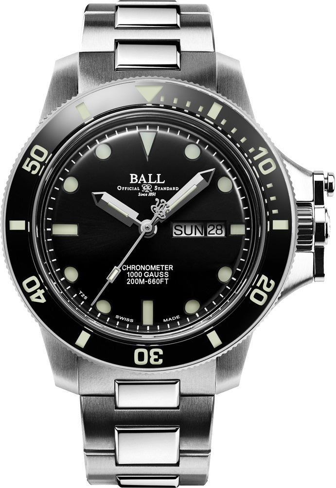 Egnineer Hydrocarbon Original 43mm Black / Steel Black Dial