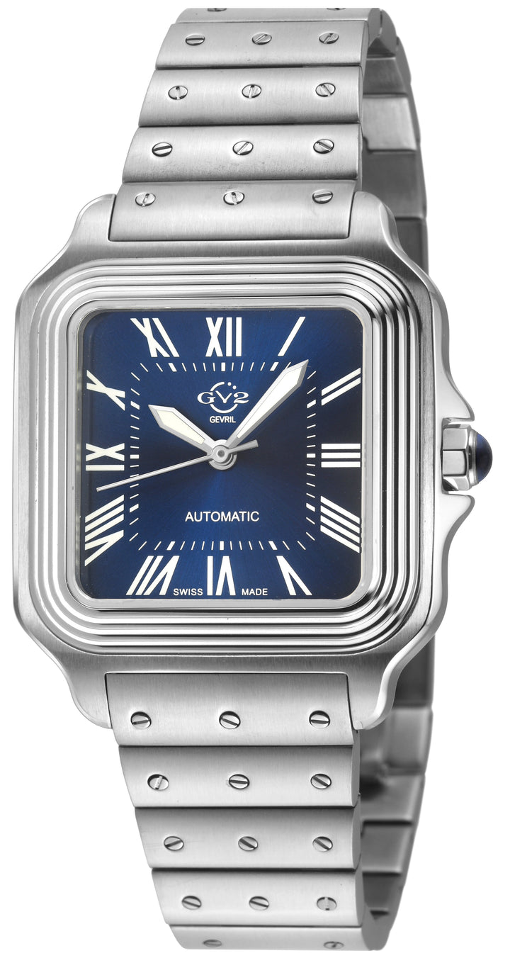 Lusso LX Swiss Automatic, 316L Stainless Steel Case, Blue Dial, 316L Stainless S