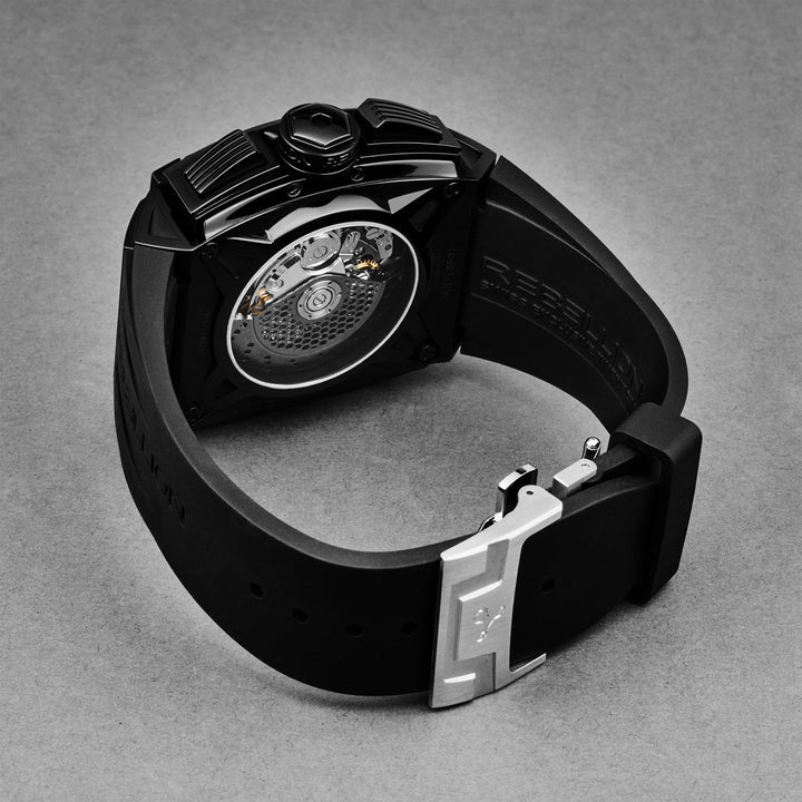 Re1 RBRE1CH.SB.WH / Silver black | Silver black Dial