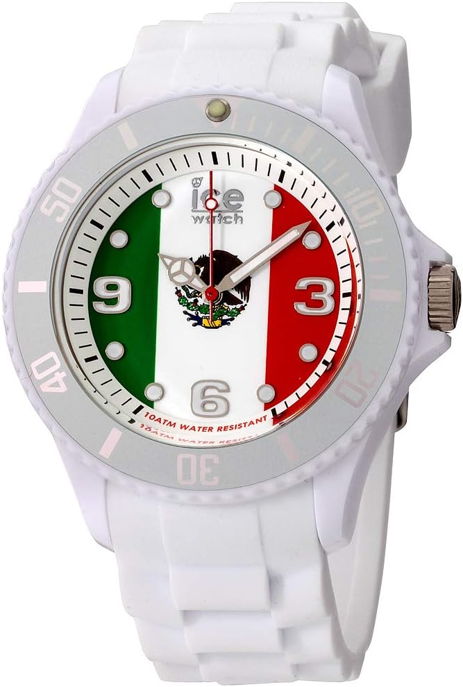 Ice-World 48mm / Green White Red / White | Multi-Color Dial