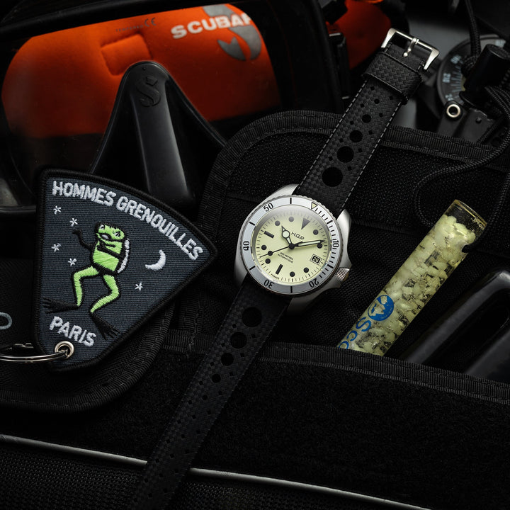 Night Diver 200M Automatic Full-Lume Diving Watch | Yellow Dial