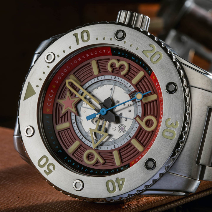 Barrakuda Limited Edition Silver / Red Red Dial