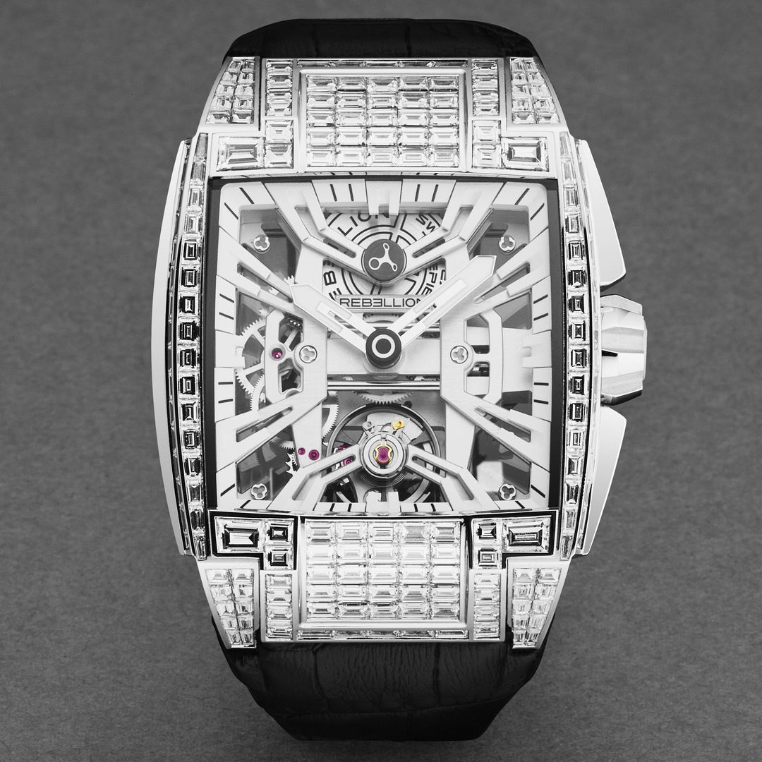 Re-Volt RBREV3H.6N.FBAG / White Skeletonized | White Skeletonized Dial