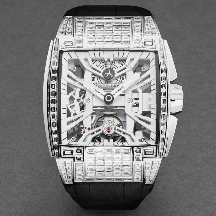 Re-Volt RBREV3H.6N.FBAG / White Skeletonized | White Skeletonized Dial