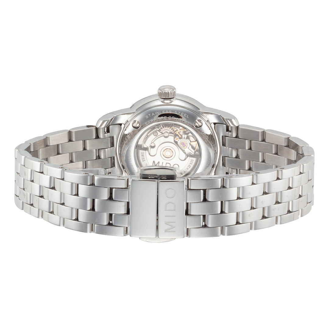 Baroncelli 29 mm / White / Silver White Dial