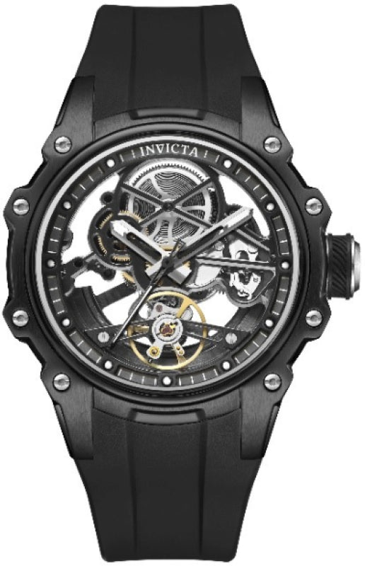 S1 Rally 43mm / Black / White | Black Dial