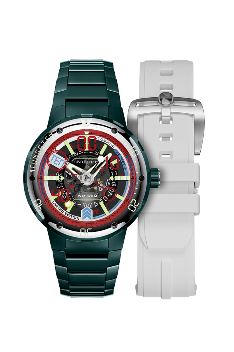 Mariner 9 Automatic Limited Edition Green /Stainless Steel | Black Dial
